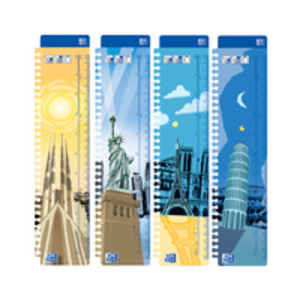 Oxford Cahier à spirale 'Original Blue', A4+, quadrillé,bleu