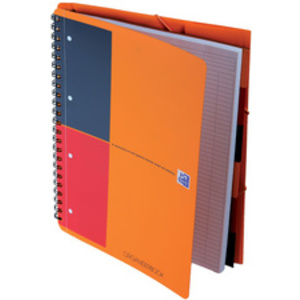 Oxford International Cahier 'ORGANISERBOOK', A4+, ligné  - 24853
