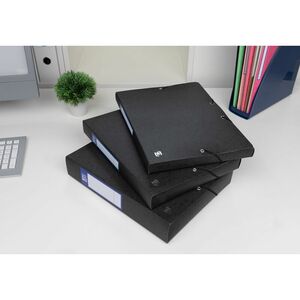 Oxford Boîte de classement Top File+, 25 mm, A4, noir