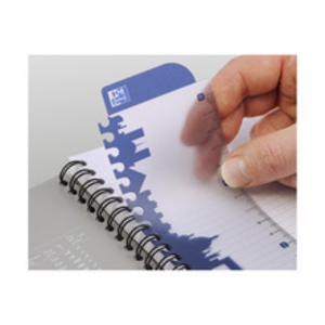 Oxford Cahier à reliure spirale 'Smart Black', A5, noir