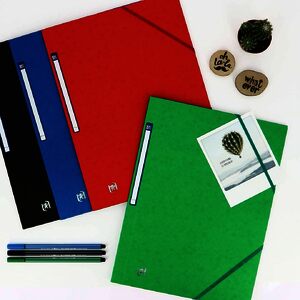 Oxford Chemise à élastique Top File+, A4, assorti