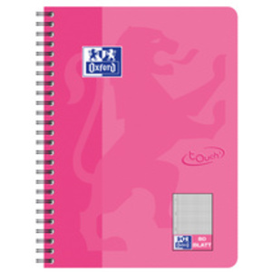 Oxford Cahier spiralé Touch, B5, pointillé, 160 pages
