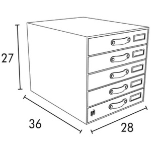Oxford Module de classement 'Savana', A4, en carton, naturel