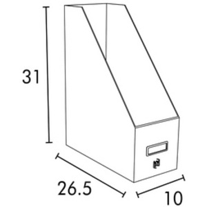 Oxford Porte-revues 'Savana', A4, en carton, naturel
