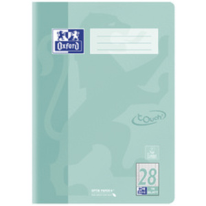 Oxford Cahier Touch pastel, A4, linéature 28, vert