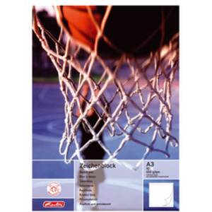 herlitz Bloc à dessin A3, 100 g/m2, 10 feuilles