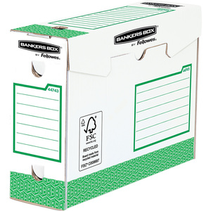 Fellowes BANKERS BOX Basic Boîte d'archives Heavy Duty, vert