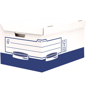 Fellowes Caisse à archives avec couvercle rabattable Maxi