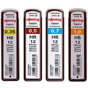 rotring Mines pour porte-mines retractable Tikky 0,7 mm