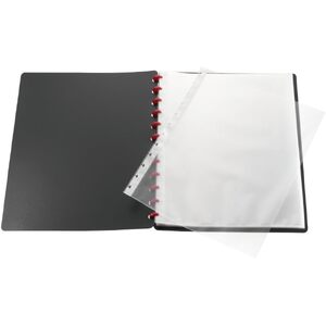 herlitz Protège-documents EasyFix, A4, 20 pochettes, noir