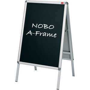 nobo Insert tableau noir pour chevalet porte-affiche nobo A1