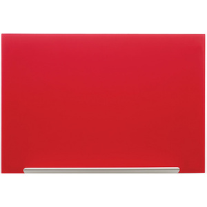 nobo Tableau en verre Impression Pro Widescreen, 57', rouge