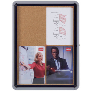 nobo Vitrine d'affichage en liège Premium Plus, 6 x A4  - 60104