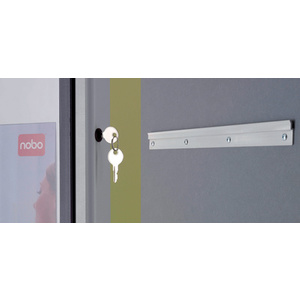nobo Vitrine d'affichage Premium Plus, en feutre, 8x A4
