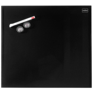 nobo Tableau magnétique en verre, (L)450 x (H)450 mm, rouge  - 60065