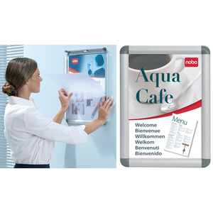 nobo Cadre porte-affiche Premium Plus, A2, 32 mm