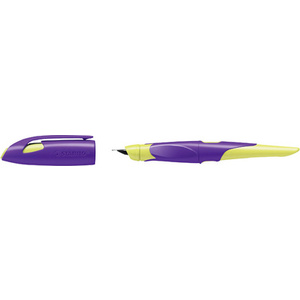 STABILO Stylo plume EASYbirdy R, droitiers, violet/jaune