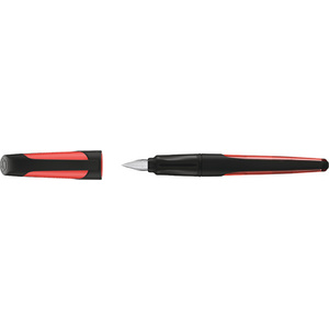 STABILO Stylo plume EASYbuddy M, noir/corail