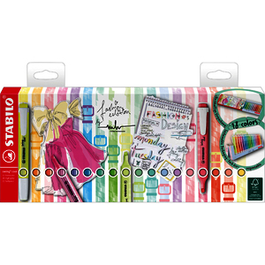 STABILO Surligneur swing cool, set de bureau de 18 pièces