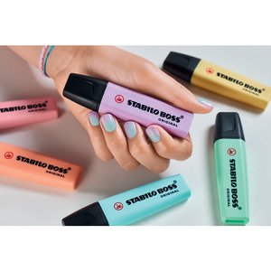 STABILO Surligneur BOSS ORIGINAL Pastel, étui de 4