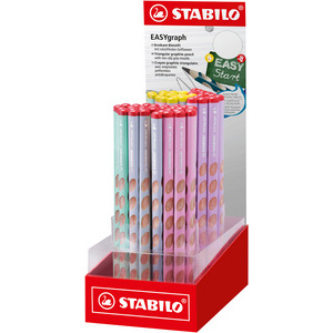 STABILO Crayon à papier d'apprentissage EASYgraph Pastel