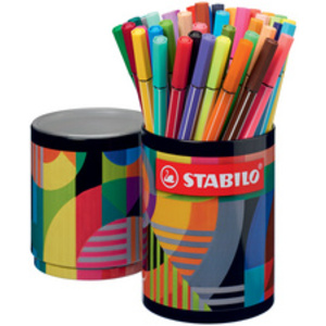 STABILO Feutre Pen 68, boîte métal de 45 ARTY
