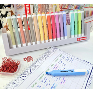 STABILO Surligneur swing cool NatureCOLORS, set de table