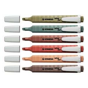 STABILO Surligneur swing cool NatureCOLORS, présentoir de 16