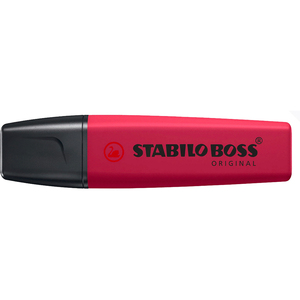 STABILO Surligneur BOSS ORIGINAL NatureCOLORS, rouge dahlia