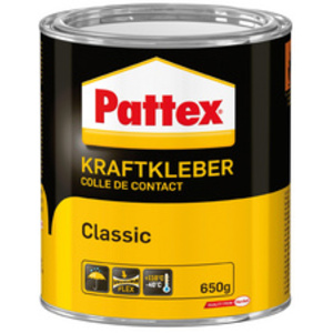 Pattex Colle de contact classique, avec du solvant, 650 g