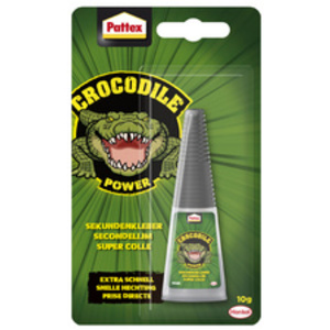 Pattex Crocodile Power Colle instantanée, flacon de 10 g