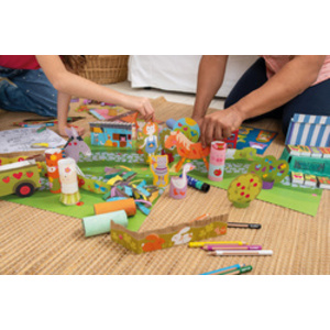 Pelikan Cahier d'art plastique upcycling 'jungle', A4