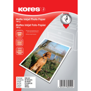 Kores Papier photo, format A4, 180 g/m2, mat