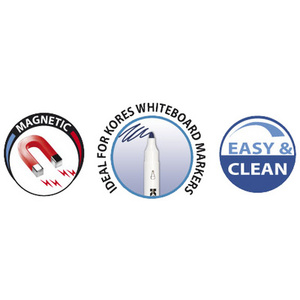 Kores Essuie-tableau, magnétique, 100 x 60 x 23 mm