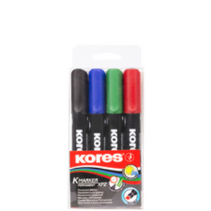 Kores Marqueur permanent 'K MARKER', pointe biseautée