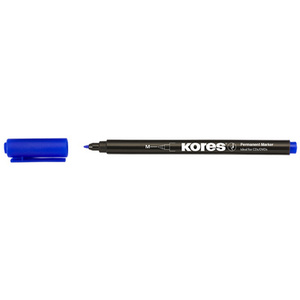Kores Marqueur permanent 'K MARKER FINE', M, noir  - 13816