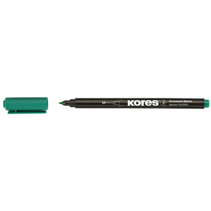 Kores Marqueur permanent 'K MARKER FINE', M, noir  - 13816