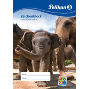 Pelikan Bloc à dessin C 4/10, A4, 100 g/m2, 10 feuilles