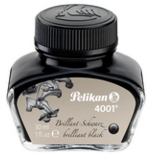 Pelikan Encre 4001 dans un flacon plastique, brillant-noir