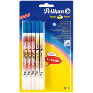 Pelikan Effaceur d'encre Super Pirat 850B, 10 pièces