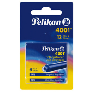 Pelikan Cartouches d'encre 4001 TP/6/2/B, bleu royal