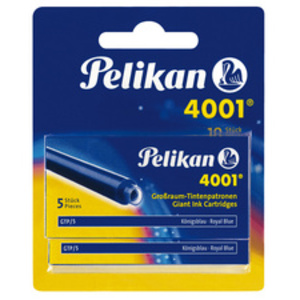 Pelikan Cartouches d'encre longues 4001 GTP/5/2/B, bleu