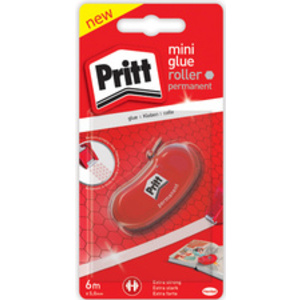Pritt Roller de colle Mini, permanent, 5,0 mm x 6 m  - 42435