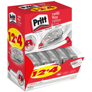 Pritt Roller correcteur Refill Flex 970, multi pack de 16
