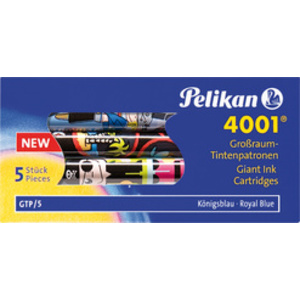 Pelikan Cartouches d'encre grand volume GTP/F/5, bleu royal