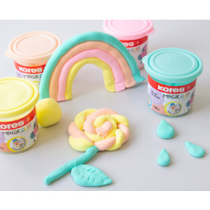 Kores Pâte à modeler 'Magic Clay Pastel', assorti