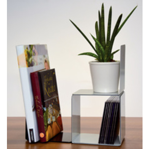 MAUL Serre-livres en métal, magnétique, noir