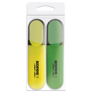 Kores surligneurs 'BRIGHT LINER', étui de 4