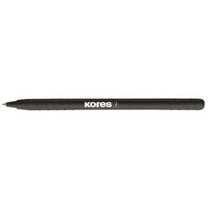 Kores Stylo à bille jetable K-Pen Super Slide K0, noir