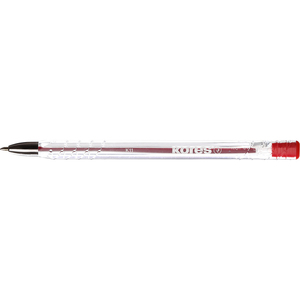 Kores Stylo à bille jetable K-PEN Super Slide K11, rouge